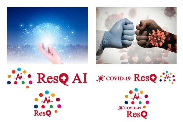 新型コロナウィルス感染拡大から、生命と社会・経済を守る！～人工知能「ResQ AI」および「COVID-19 ResQ」のロゴを作成～の画像